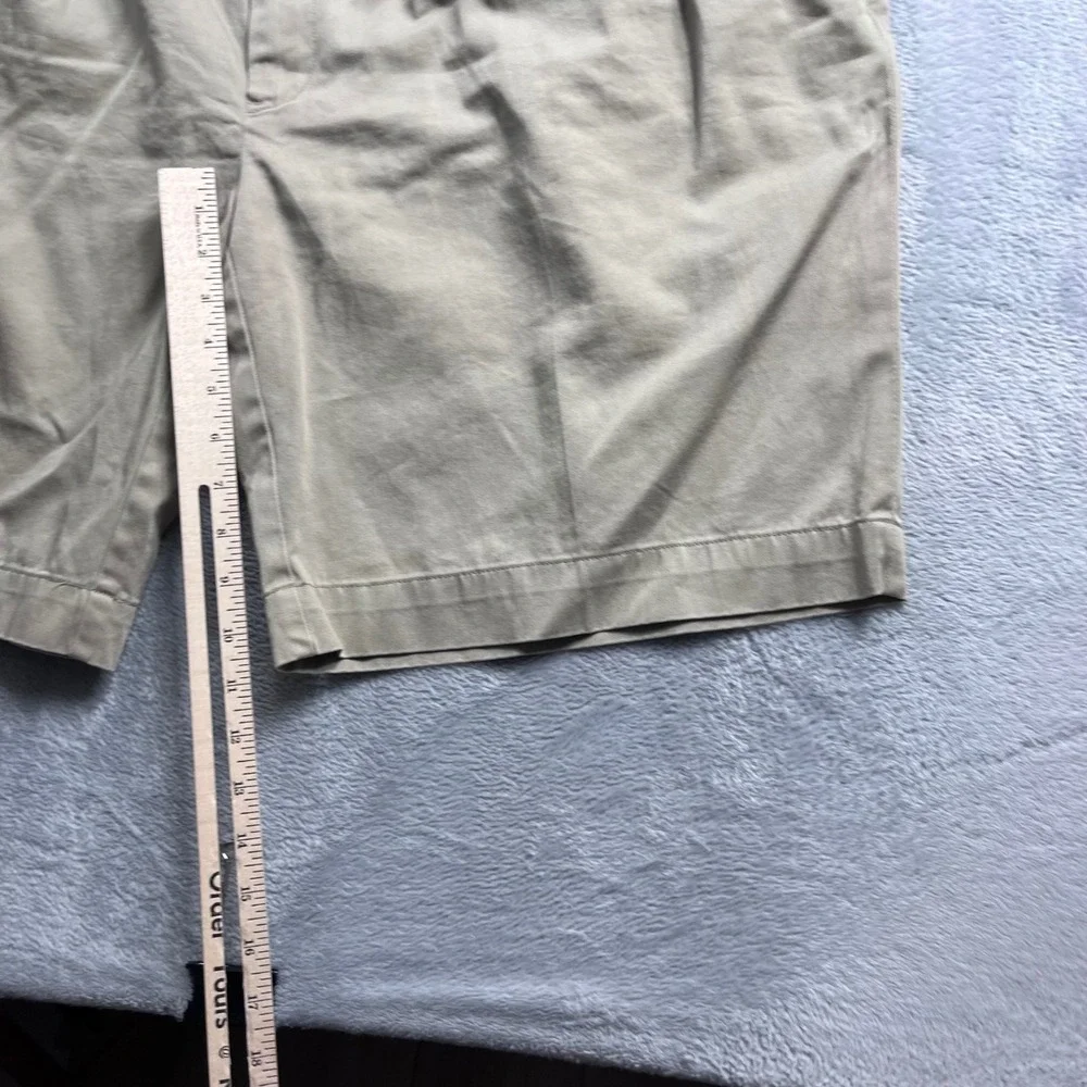 Polo Ralph Lauren Mens 42 Tan Khaki Pleated Classic Fit Cotton Twill Shorts